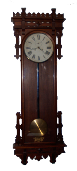 Welch 12 Wall Regulator Clock
